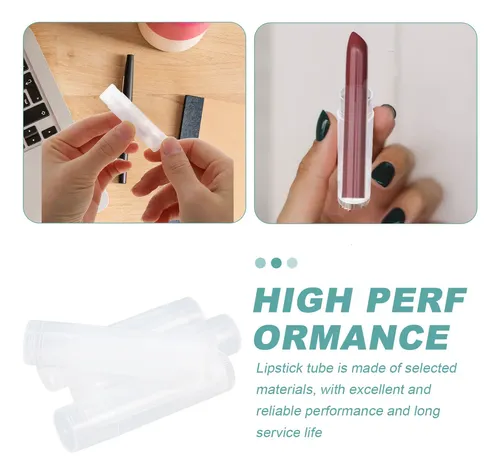 50 Tubos Plásticos Para Bálsamo Labial O Labiales Diy