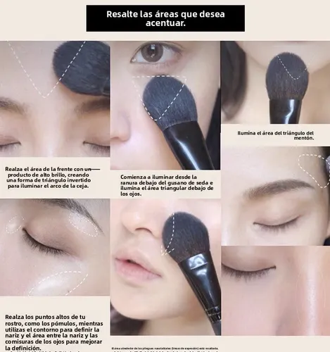 Maycheer Paleta 3 Contorno Sombra Nariz Iluminador Larga Dur