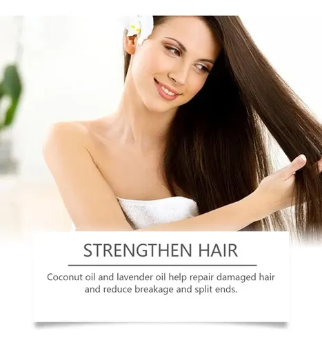 El Aceite De Coco Nutre Y Suaviza El Cabello .