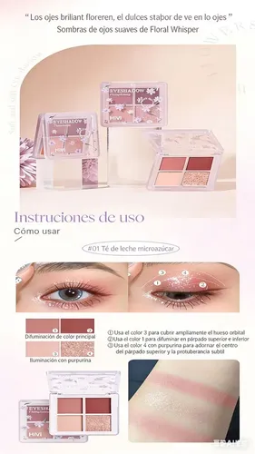 & Set De Maquillaje Completo En Caja Regalo – Batom, Cejas,