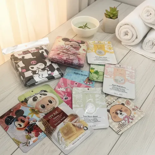 Pack X 20 Unidad Surtido Mascarillas Faciales Coreanas Kawai