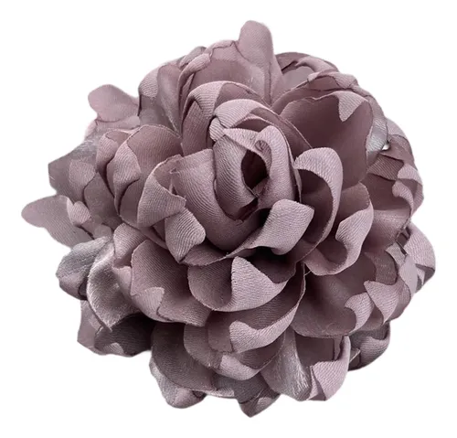 2 Broche De Flores, Pinza Para El Pelo Con Morado Claro