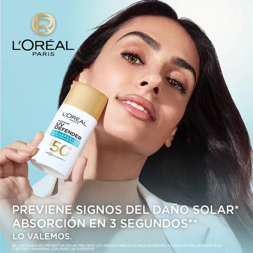 Protector Solar L’oréal Uv Defender Aquafusion Fps 50 X 50 M