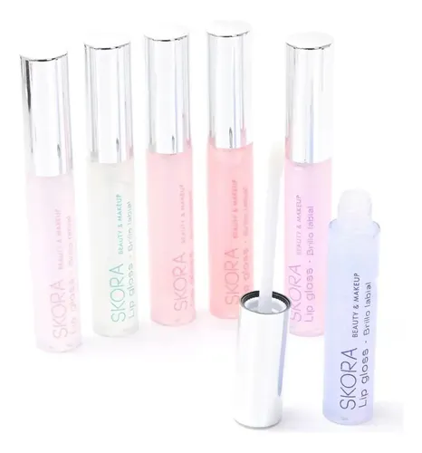 Balsamo Lip Gloss C/glitter Hidratante Brillo Labial Skora