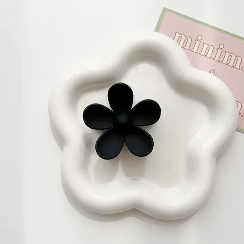 Pinzas De Pelo Con Forma De Flor De Margarita Mate, 6 Unidad