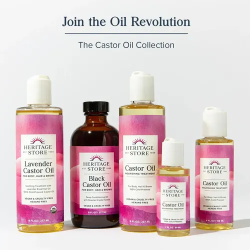 Aceite De Ricino Heritage Store, Vidrio Orgánico Prensado En