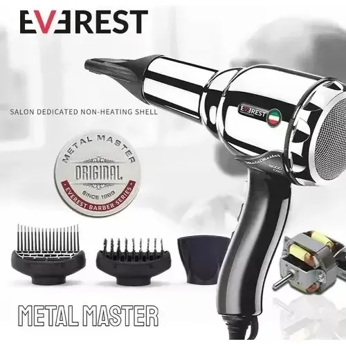 Secador De Pelo Ionic Profesional Metal Master Everest