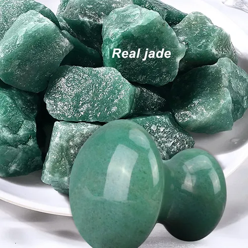 Herramienta De Masaje Facial Ideayard Mushroom Gua Sha Jade,