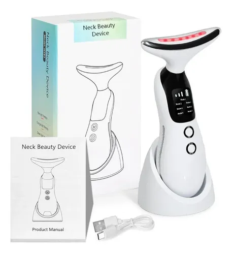 Masajeador Facial Para Cuello Con Rostro Recargable