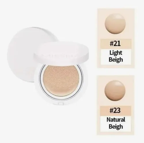 Base de Maquillaje Missha Magic Cushion Cover Lasting Tono 21 con FPS 50 y Acabado Natural