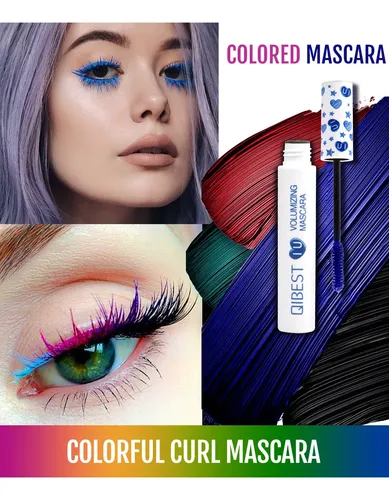 Qibest Máscara De Pestañas Color Set 7 Cosplay
