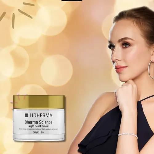 Crema Antiage Flacidez Noche Intensiva Lidherma Hialuronico