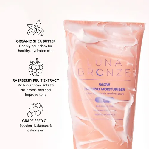 Loción Hidratante Luna Bronze De 200 Ml, Autobronceadora