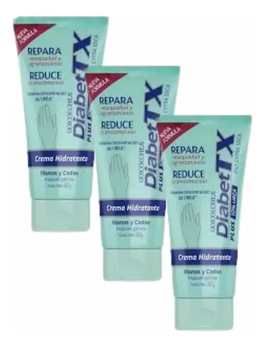 Diabet Tx Crema De Manos Y Codos 50ml Pack 3 Unidades