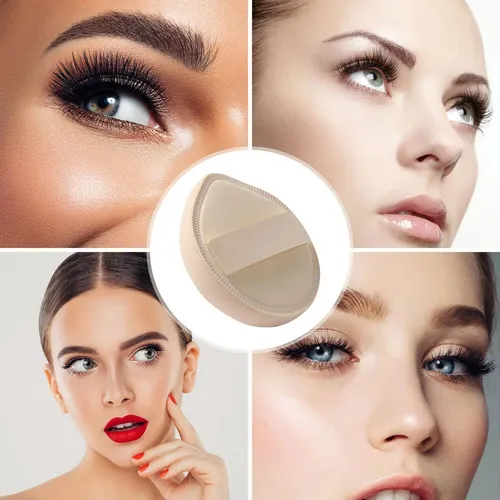 Esponja Y Aplicador Para Maquillaje En Polvo