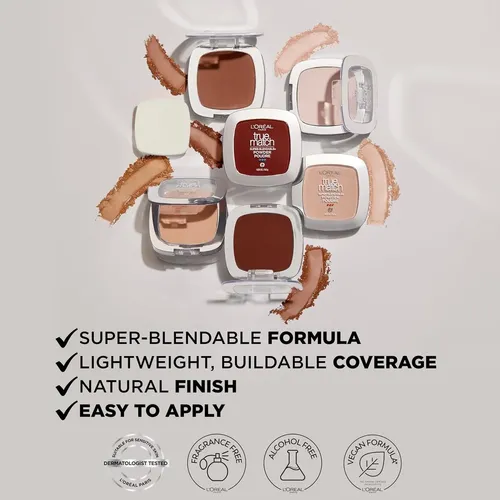 Base En Polvo L’oréal True Match W5 Medio 0.33 Oz