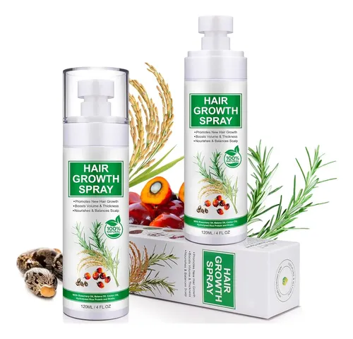 Spray Capilar Aliver 4 Fl Oz (2) Biotina Romería Ricino