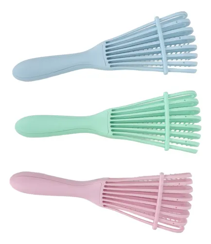 Cepillo Desenredante, 3 Unidades, Portátil, Herramienta De P