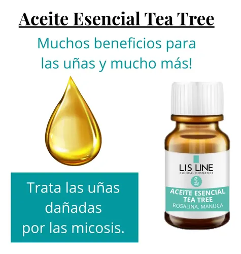 Reconsctructor Uñas Con Hongos Tea Tree Lis Line 10cc