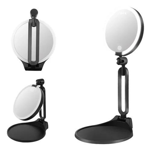 Espejo Cosmético De Aumento De 6 Pulgadas Con Base, 1x/30x