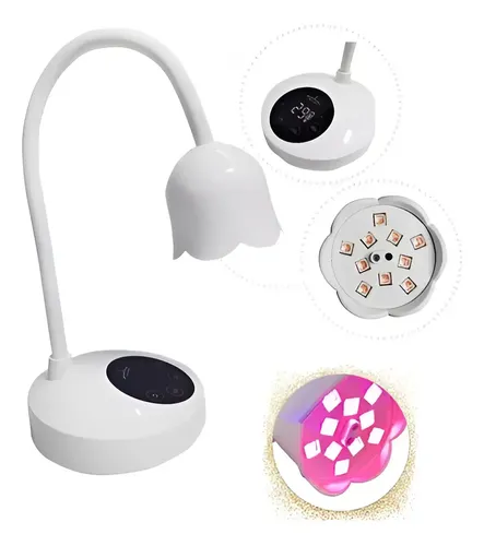 Cabina Led/uv Flor 2 Paris Night 20w Para Soft Gel