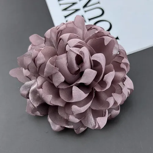 2 Broche De Flores, Pinza Para El Pelo Con Morado Claro