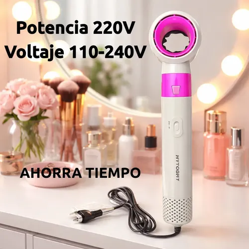 Secador De Pelo Profesional 5 En 1 Silencioso 1000w Viaje