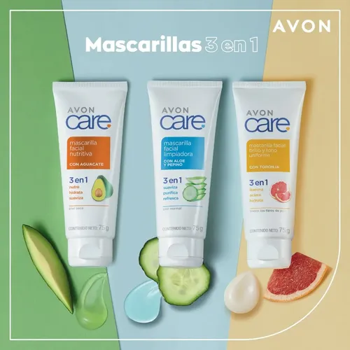 Mascarilla Facial De Limpieza Peel Off Pepino Aloe Avon 75 G Tipo de piel Piel Normal