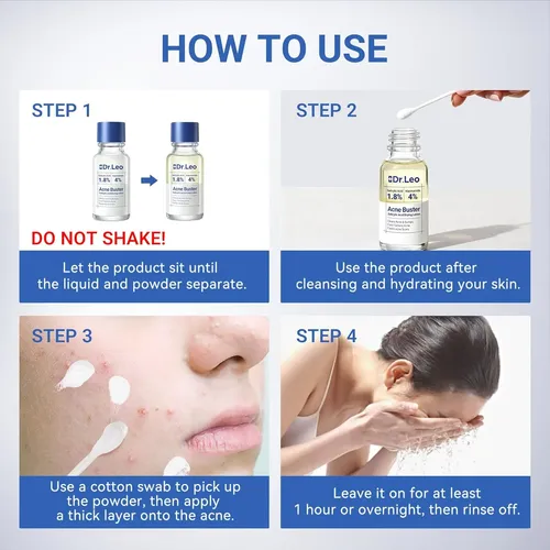 Loción Dr.leo Acne Buster, Ácido Salicílico Para El Acné Y L
