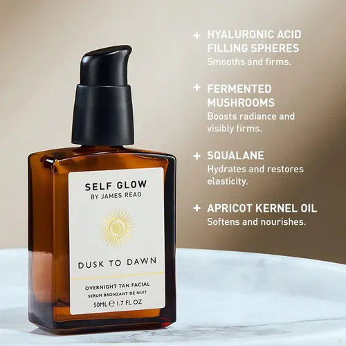 Suero Facial Self Glow Bronceado De Noche De Ocaso A Amanece