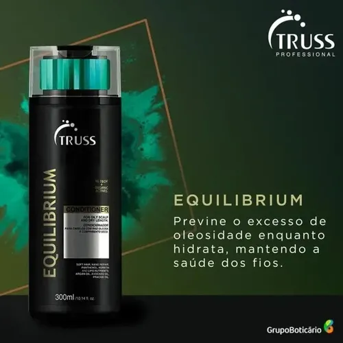 Truss Kit Shampoo + Acondicionador Equilibrium  300ml C/u
