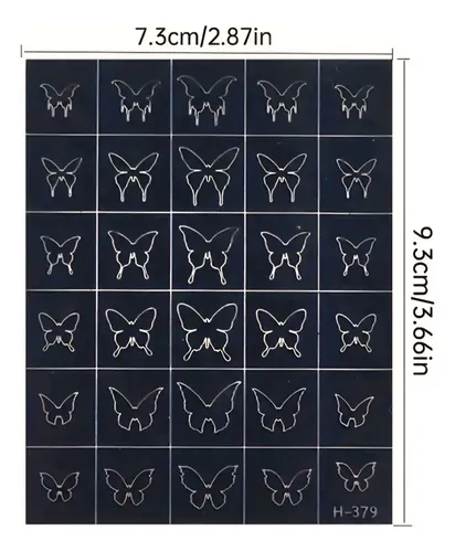 As Sticker For Difuminar En Uñas Pack De 6 Planillas As
