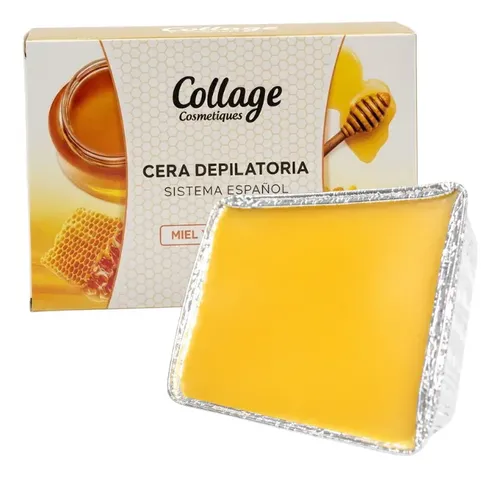 Cera Depilatoria Profesional Miel Collage X 900 Gr