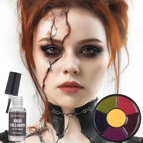 Kit Sfx De Moretones Y Colodión Rígido