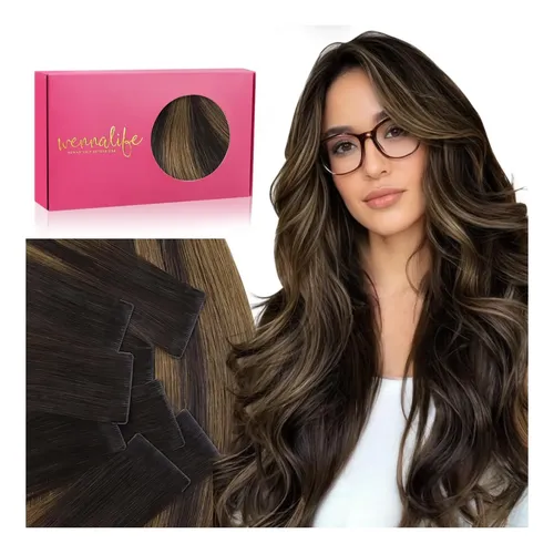 Extensiones De Cabello Remy Invisi Edge 14” 50 G 20uds