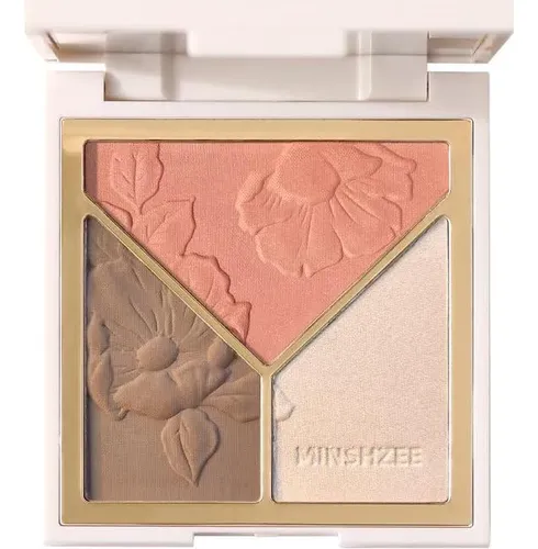 Paleta 3 En 1 Petansy Iluminador Contorno Rubor