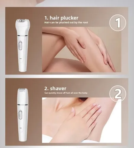 Depiladora Mujer 5 En 1 Recargable Limpieza Masaje Corporal