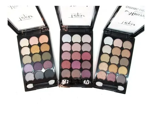 15 Sombras Para Ojos Tonos Satinados Tejar En Lefemme