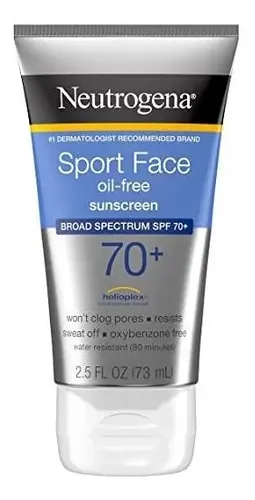 Loción Neutrogena Sport Face Protector Solar Facial 70 Fps