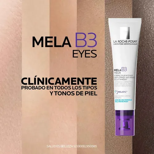 Contorno De Ojos Mela B3 Ojera Y Lineas La Roche Posay 15ml