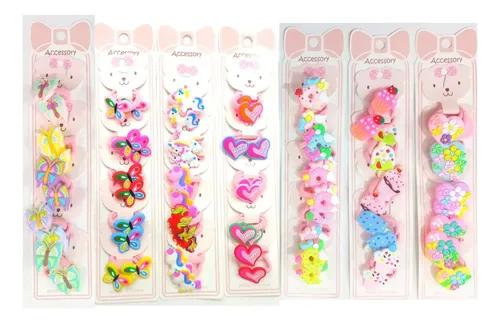 Pack X 3 Blister Colitas De Pelo Infantil Surtidos (30 U.)