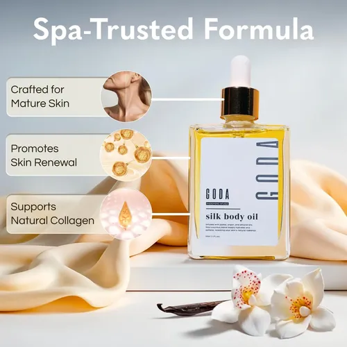Silk Body Oil Women – Firming Anti Aging Moisturizing