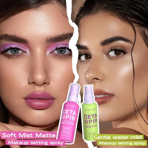 Spray Fijador De Maquillaje De Larga Duración, Impermeable Y