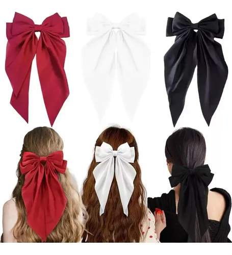 3 Lazos For El Pelo, Grandes Y Elegantes, Accesorios For Qd