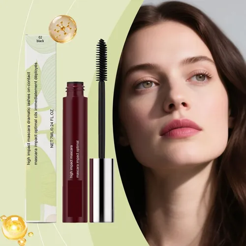 Máscara De Pestañas Negra Clara, Maquillaje Bonito, 7ml, 1ud