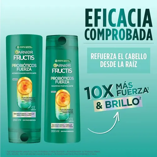 Acondicionador Garnier Fructis Probióticos Fuerza 650 ml