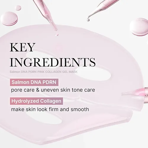 Mascarilla De Colageno Pdrn Pink Collagen Gel Mask Coreana