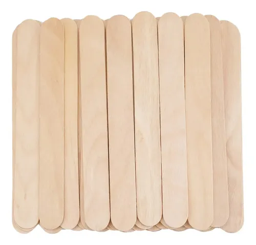 Palitos De Cera Grandes De Madera Para Depilación Y Manuali