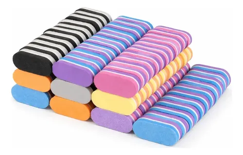 Lima De Uñas City Girl 100/180 Sponge Mini Para Mujer X10 Un Variado Liso