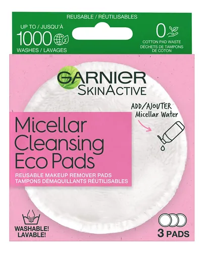 Toallitas Limpiadoras De Piel Garnier Micellar Eco Pads, Reu